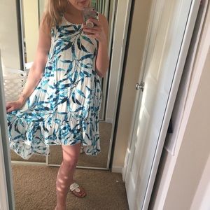 NWT Tropical Oversized Smock Dress